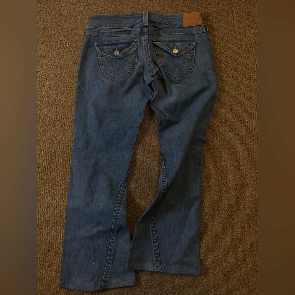 True Religion Blue Boot Cut Jeans